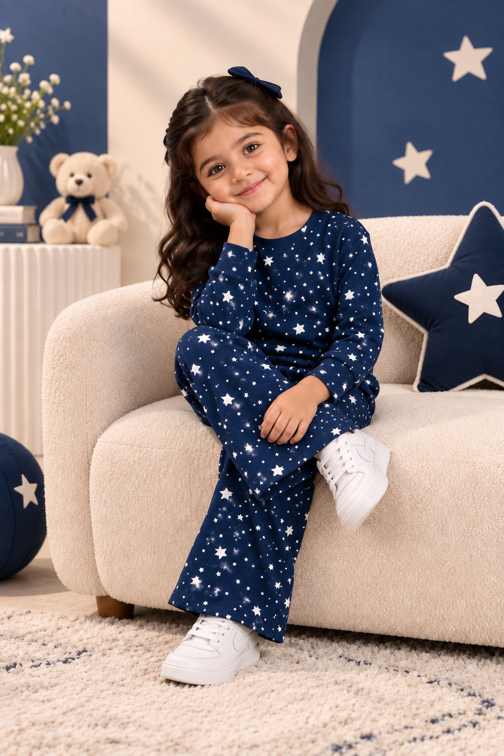 Blue Stars Cozy Luxe Suit