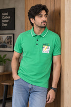 Green Z Relax Fit Polo