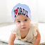 BLUE & WHITE "I LOVE DADI" PRINTED CAP UNISEX