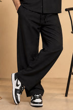 Black Linora Fabric Trouser