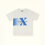 WHITE "X GUITAR" PRINT T-SHIRT FOR MEN