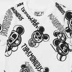 Load image into Gallery viewer, WHITE HARMONIOUS PRINT HALF SLEEVES T-SHIRT FOR BOYS
