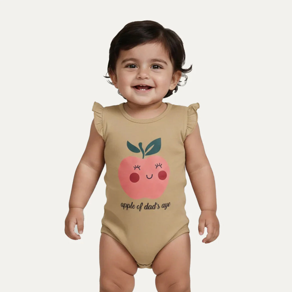 8 Colors Apple Print Half Body Romper For Summers Main image