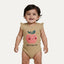 8 Colors Apple Print Half Body Romper For Summers