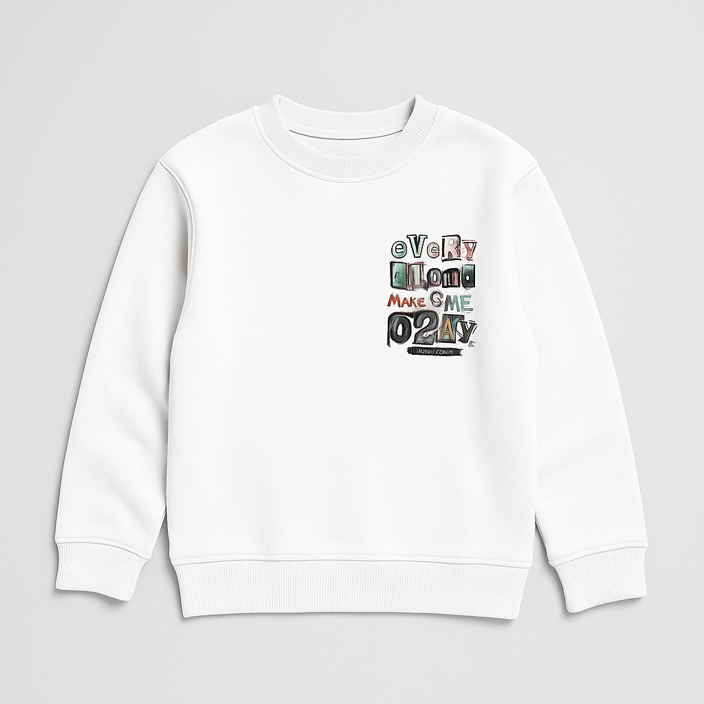 White Every Terry Fabric Sweatshirt Secondary image
