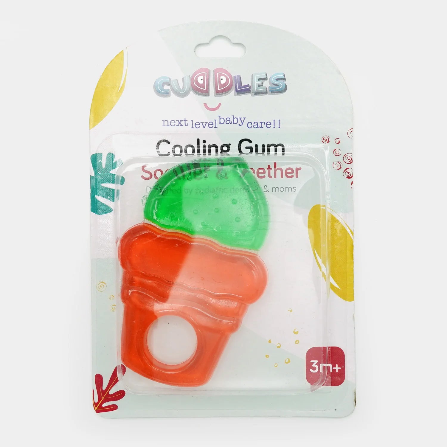 CUDDLES BABY COOLING GUM SOOTHER & TEETHER-ICE CREAM Main image