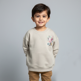 Beige Every Terry Fabric Sweatshirt