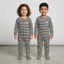 White With Black Panda Stripes Romper For Winters