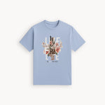 Load image into Gallery viewer, BLUE LOVE PRINT T-SHIRT FOR WOMEN
