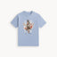 BLUE LOVE PRINT T-SHIRT FOR WOMEN