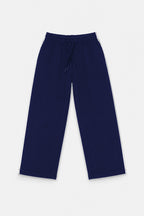 Navy Blue Plain Jersy Fabric Trouser