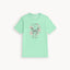SEA GREEN KEEP YOUR FAITH PRINT T-SHIRT FOR WOMEN