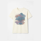LIME YELLOW POSITIVE MIND PRINT T-SHIRT FOR WOMEN