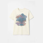Load image into Gallery viewer, LIME YELLOW POSITIVE MIND PRINT T-SHIRT FOR WOMEN
