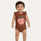 8 Colors Apple Print Half Body Romper For Summers