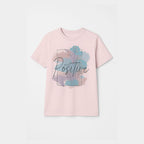 PINK POSITIVE MIND PRINT T-SHIRT FOR WOMEN