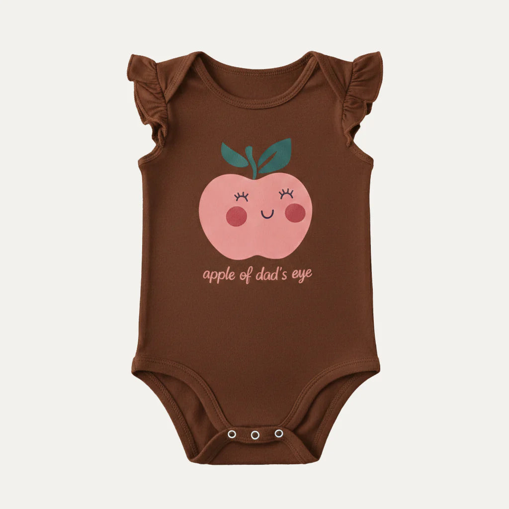 8 Colors Apple Print Half Body Romper For Summers