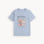 BLUE NEUTRAL PRINT T-SHIRT FOR WOMEN