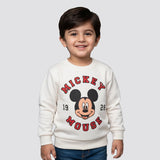 WHITE MICKEY 1928 PRINTED SWEATSHIRT FOR BOYS