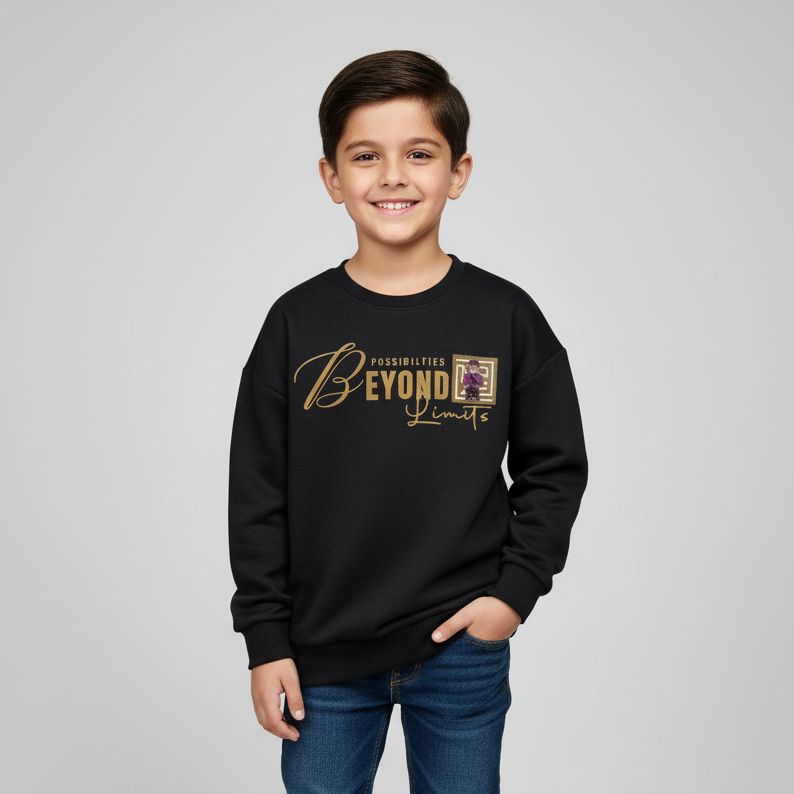 Charcoal Beyond Fur & Fleece Fabric Sweatshirt Main image