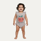 8 Colors Apple Print Half Body Romper For Summers