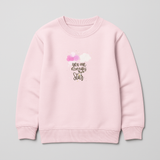 Purple Stars Fleece Fabric Sweatshirt