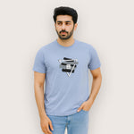 Load image into Gallery viewer, BLUE &quot;WEAR YOUR PASSION&quot; PRINT T-SHIRT FOR MEN
