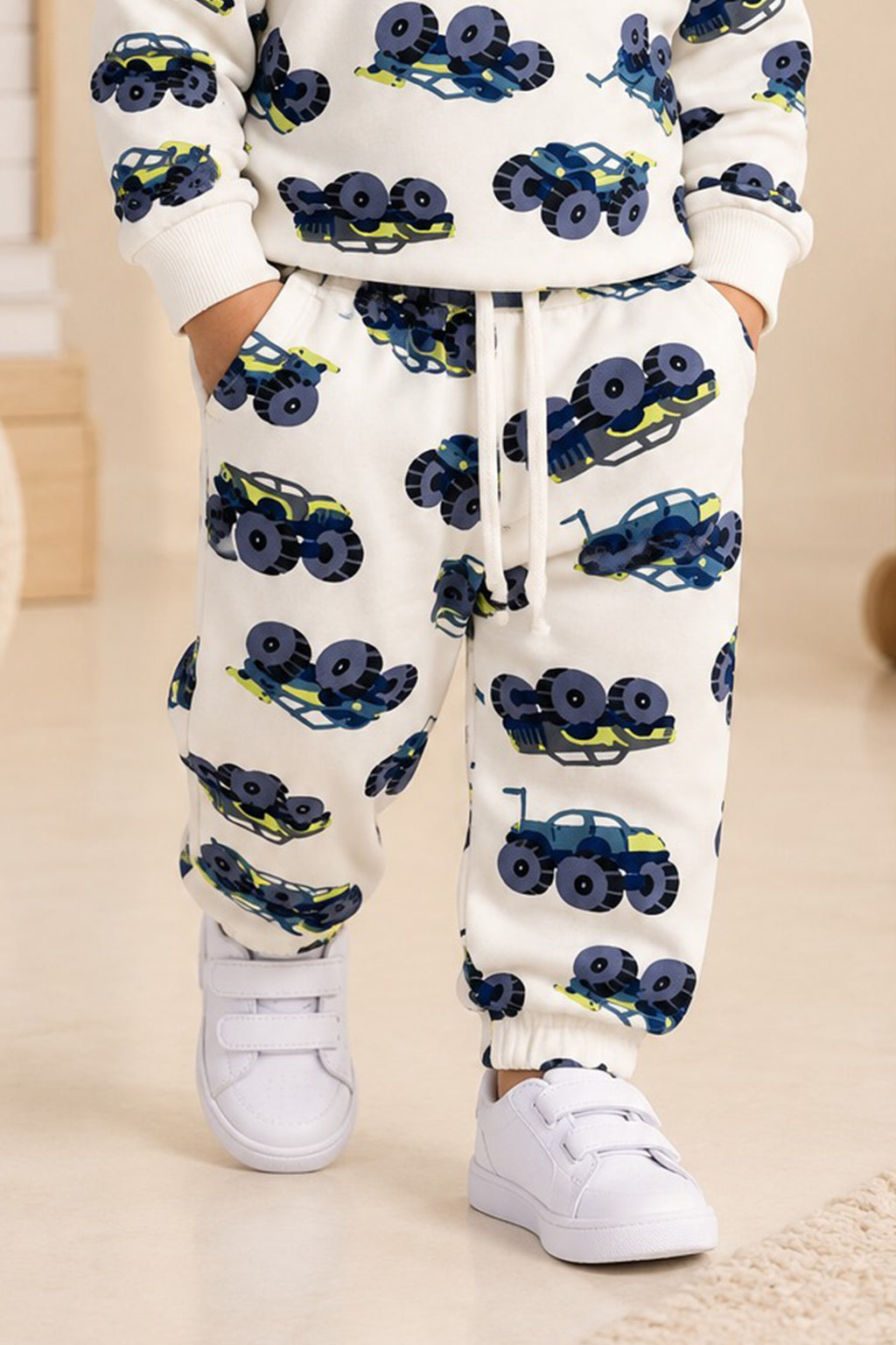 White Trucks Cozy Luxe Pajama