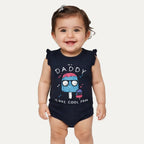 9 Colors Daddy Cool Pop Print Half Body Romper For Summers