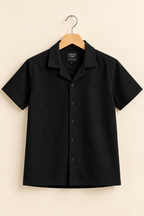 Black Linora Fabric Casual Shirt