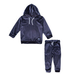 Load image into Gallery viewer, GREY LINING VALOUR CORDUROY FABRIC HOODIE SUIT FOR WINTERS
