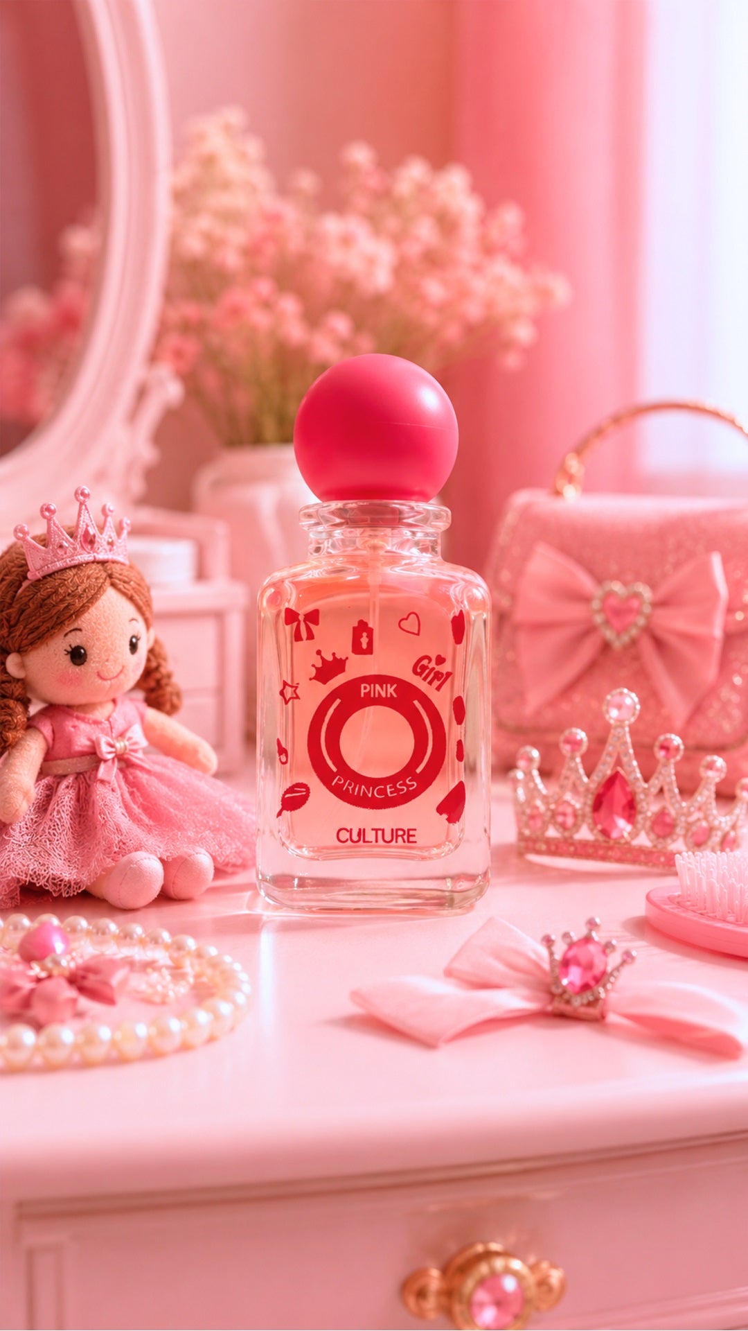 Pink Princess Fragnance For Kids 50ML