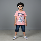 PEACH BUGS BUNNY PRINTED T-SHIRT FOR BOYS