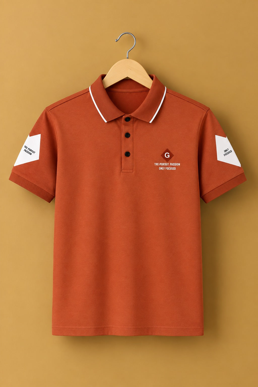 Brown G Fashion Relax Fit Polo
