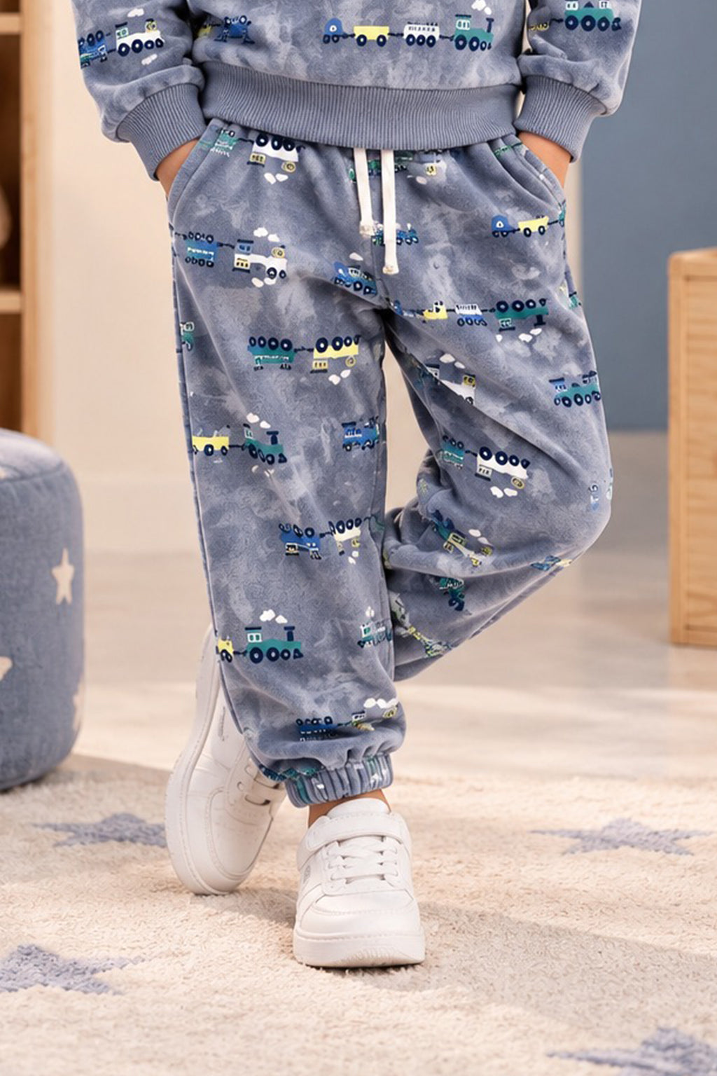 Blue Train Cozy Luxe Pajama