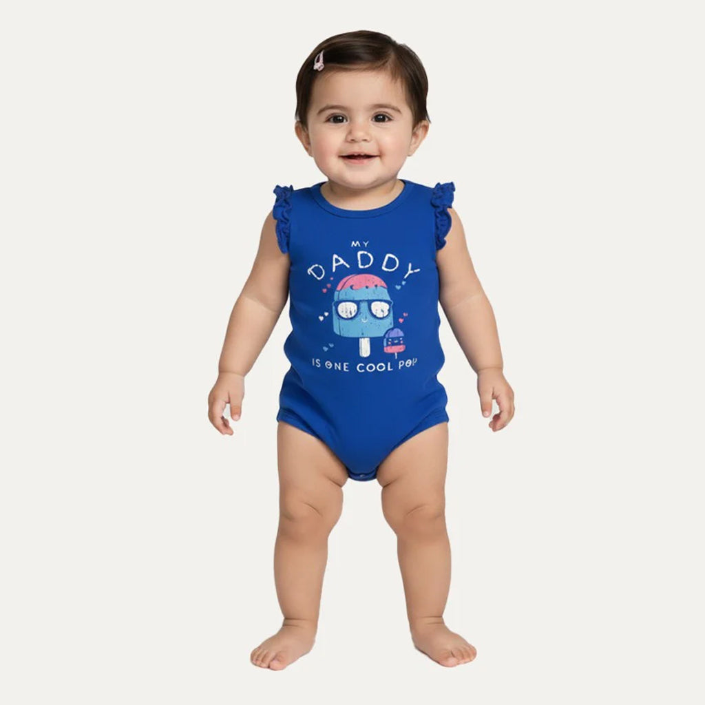 9 Colors Daddy Cool Pop Print Half Body Romper For Summers