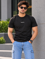 Black MicroVent Dri-Fit Fabric T-Shirt