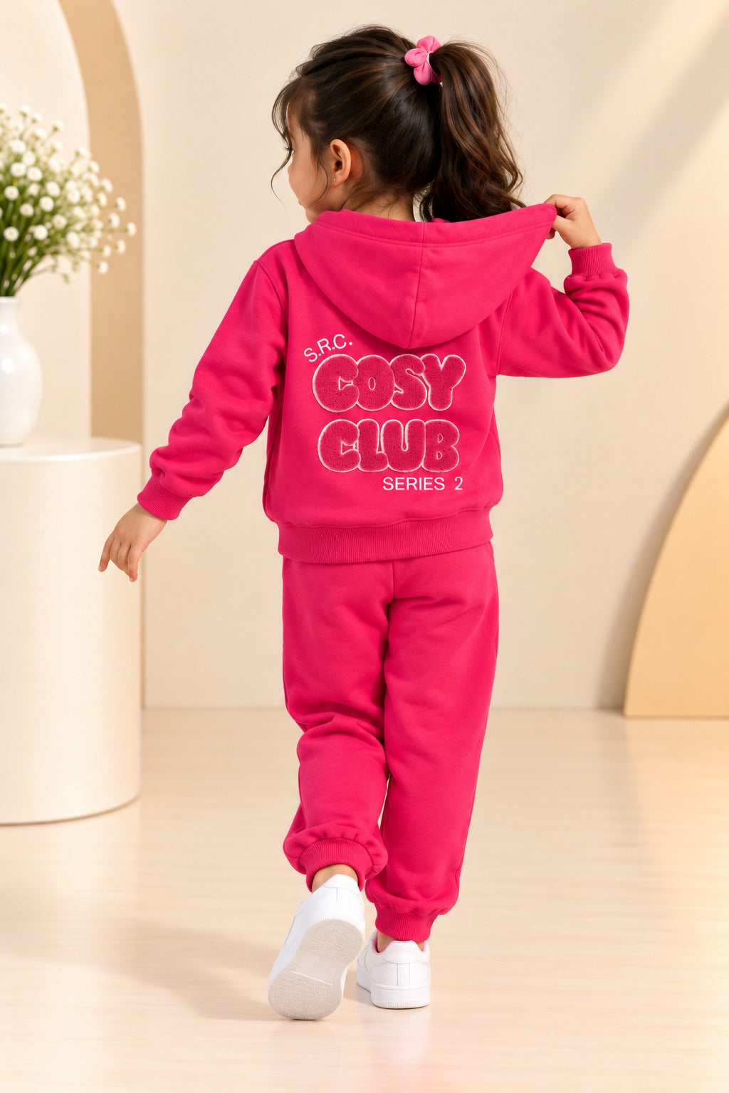 Pink SRC Warm Flex Fabric Suit Secondary image