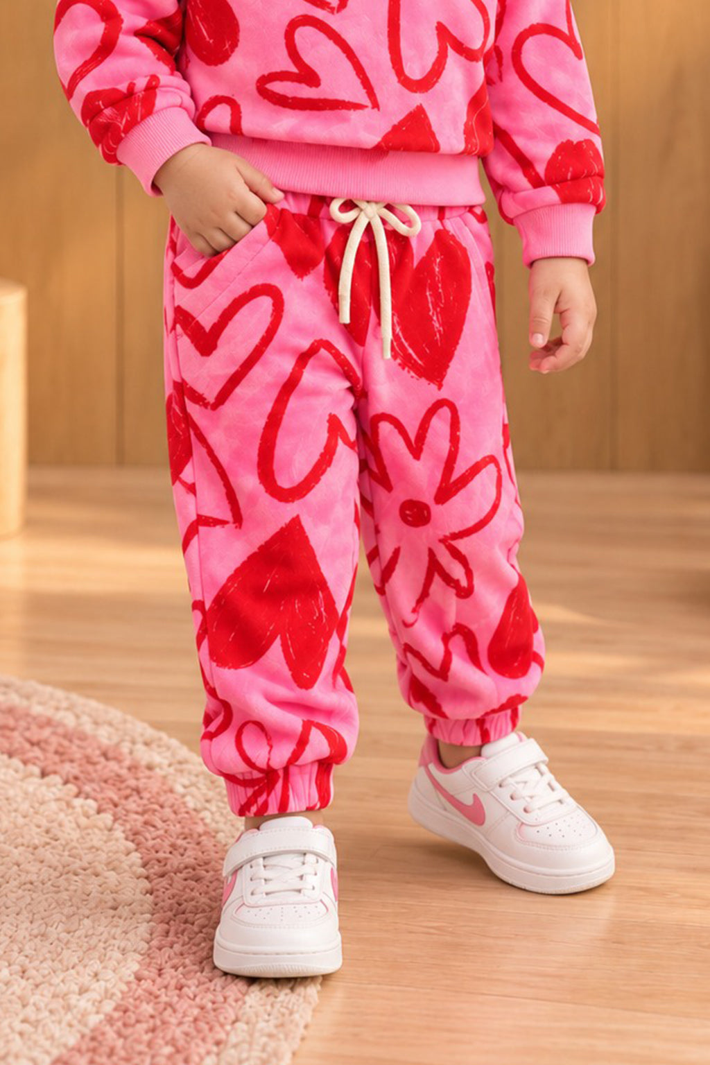 Pink Hearts Cozy Luxe Pajama