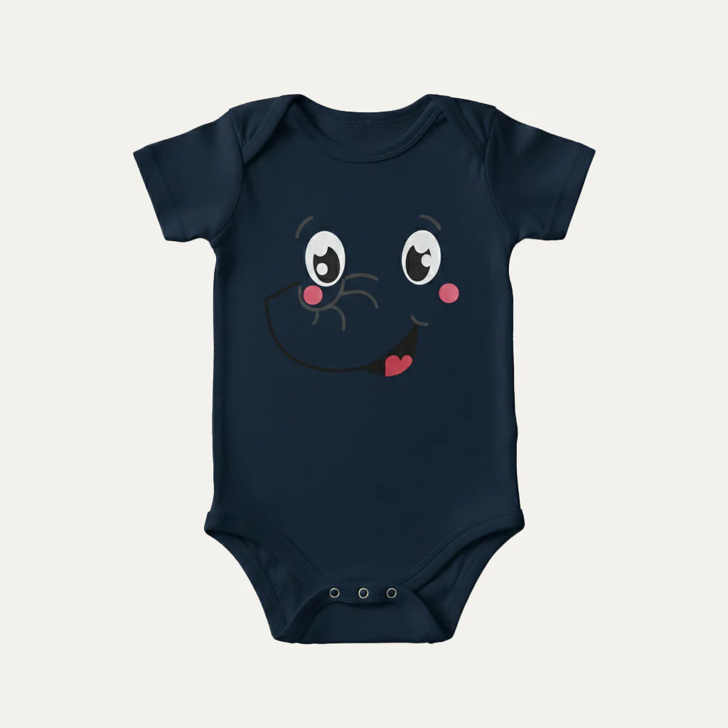 8 Colors Elephant Print Half Body Romper For Summers