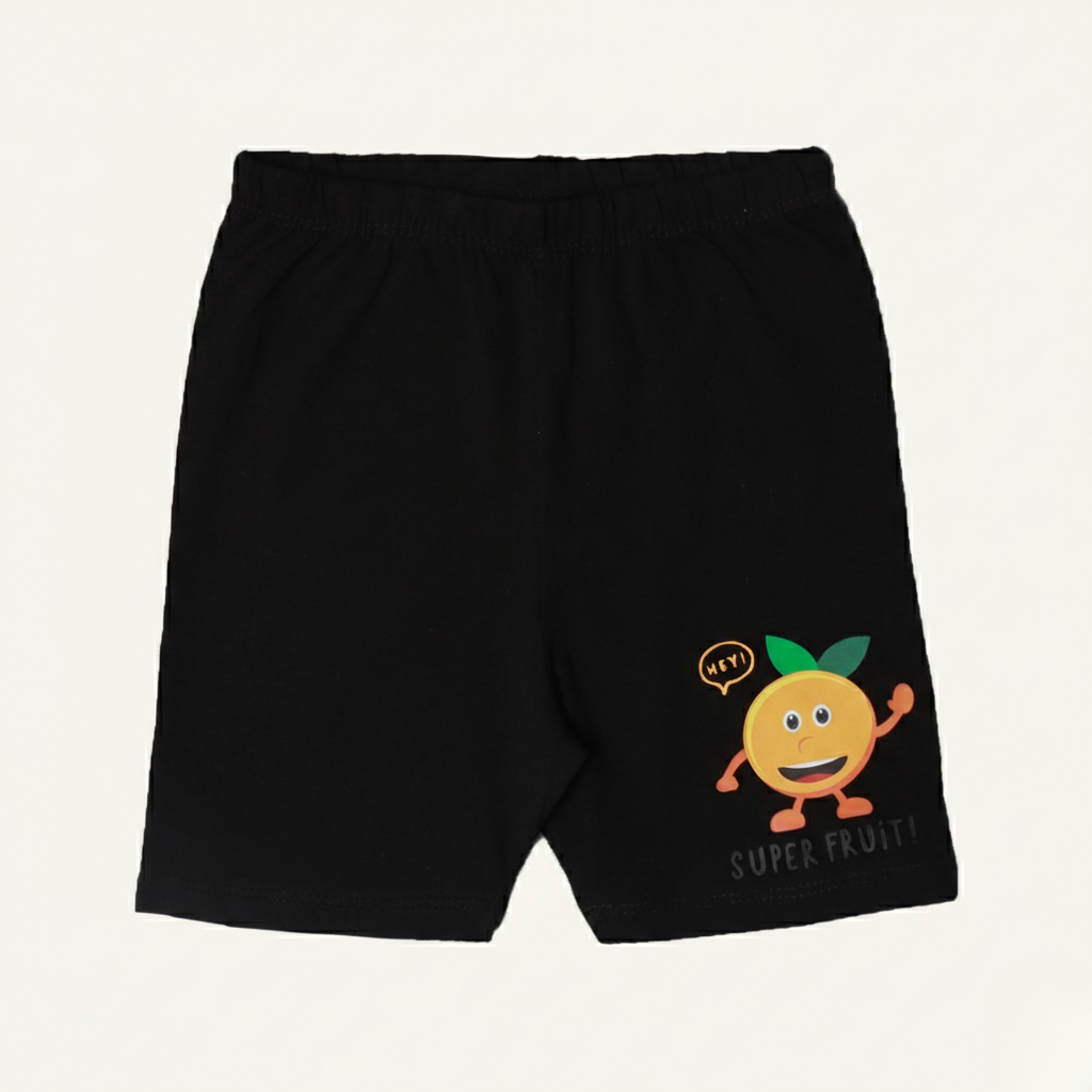 KIDS PLAY SHORT BLACK ORANGE - WONDER NATION Secondary image