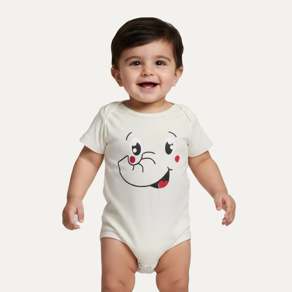 8 Colors Elephant Print Half Body Romper For Summers