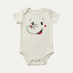 8 Colors Elephant Print Half Body Romper For Summers