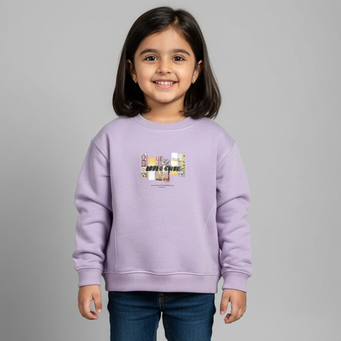 Purple Adobe Terry Fabric Sweatshirt Main image