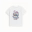 WHITE PRETTY DENIM PRINT T-SHIRT FOR WOMEN