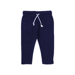Load image into Gallery viewer, NAVY BLUE PLAIN FLEECE FABRIC TROUSER PANTS FOR WINTERS
