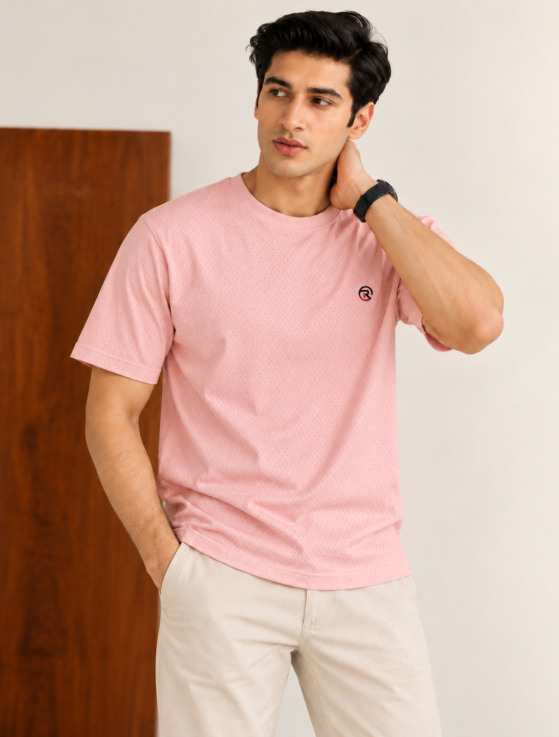 Pink MicroVent Dri-Fit Fabric T-Shirt