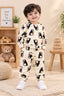 Cream Penguin Cozy Luxe Suit