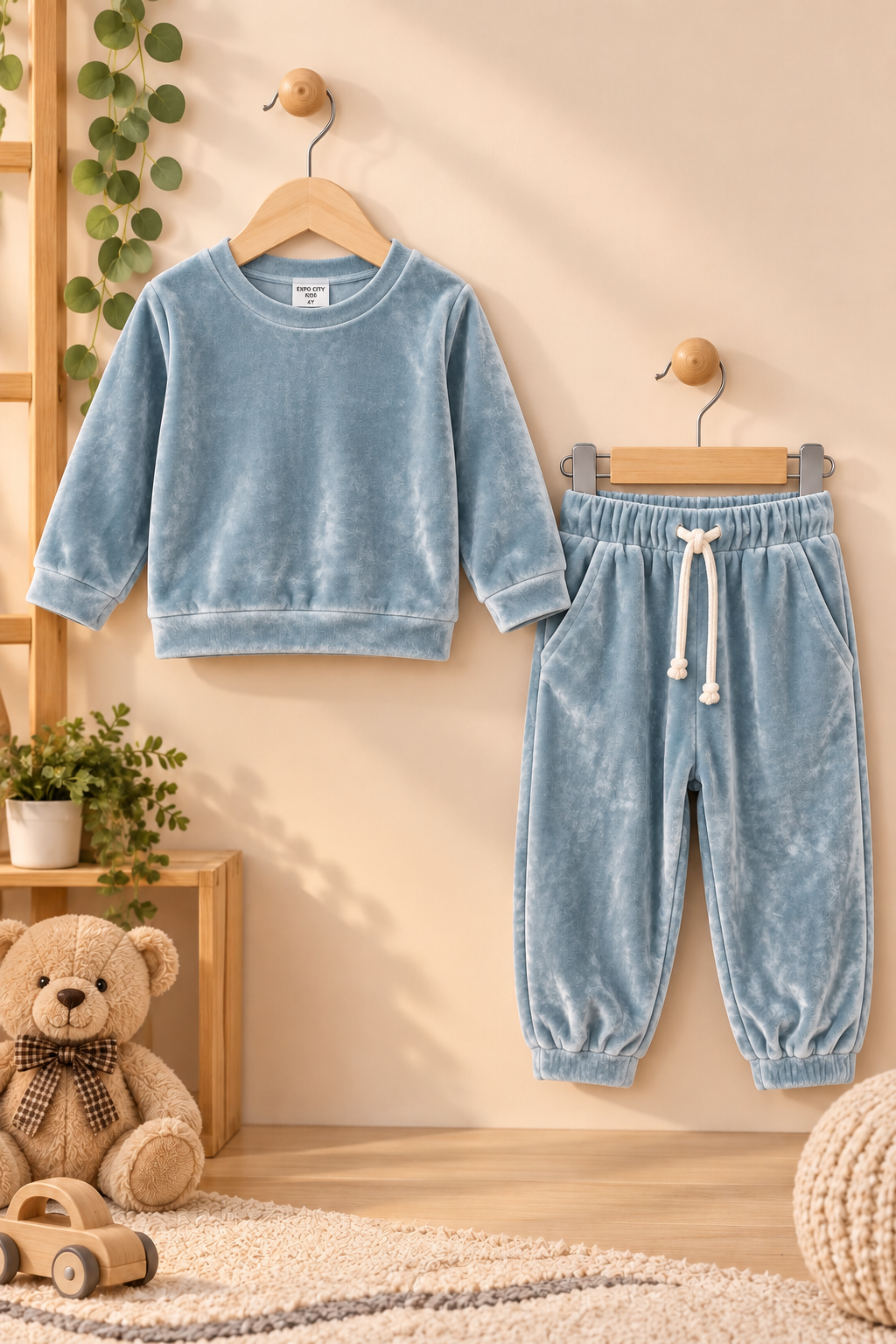 Blue Plain Cozy Luxe Suit