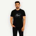 Load image into Gallery viewer, BLACK &quot;R ROGER&quot; PRINT T-SHIRT FOR MEN
